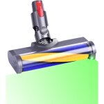 Brosse pour dyson v15 v11 v10 v8 v7 tte de brosse avec lumires laser verte brosse aspirateur de rechange ...