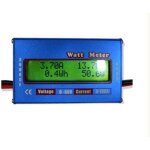 Aiperq - dc cran lcd 60v / 100a de haute prcision de mesure de puissance watt meter - bleu