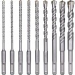 Aiperq forets � b�ton, 9 pi�ces (5 mm 16 x 160 mm), foret � percussion �lectrique sds - plus pour perceuse ...