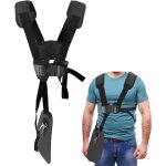 Harnais dbroussailleuse - tondeuse  harnais double paule avec ceinture de nylon durable adjuestable ...