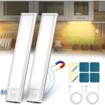 Ymyny led cuisine, sans fil usb rechargeable lampe de placard, 6000k led cuisine sous meuble, magntique ...