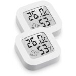 Aiperq mini thermom�tre hygrom�tre int�rieur digital � haute pr�cision, moniteur de temp�rature et humidim�tre ...