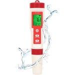 Aiperq ph mtre numrique 5 en 1 testeur ph lectronique pour eau avec cran lcd ? mesure ph, orp, ha2, ...