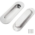 Poigne de porte coulissante encastre 2 pices poigne coquille porte coulissante encastr tirez poigne ...