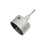 Scie  cloche trpan bton avec adaptateur sds plus 110 mm, pour brique bton ciment pierre (100mm + ...
