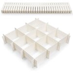 Aiperq s�parateurs de tiroirs 8 pi�ces, organisateur de rangement de tiroir r�glable s�parateurs m�nagers ...