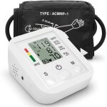 Aiperq - tensiomtre lectronique portable, type brassard domestique, sphygmomanomtre avec cran lcd, ...