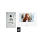 Kit interphone vido connect aiphone jos1fw, commande  distance par smartphone, portier vido avec ...