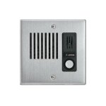 Platine inoxydable encastrable avec un bouton - ieja - aiphone