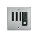 Platine inoxydable encastrable avec un bouton - ieja - aiphone