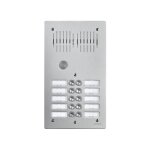 Platine de rue 10 boutons encastre - 2 ranges hauteur 316mm pa10b aiphone 100904