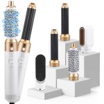 Air brush 5 en 1, shark flex style hair 1000w seche cheveux brosse soufflante coiffante airflow fer a ...