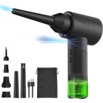 Air duster gonfleur pompe � vide 3 en 1 avec lumi�re 3 vitesses r�glables 50000rpm rechargeable sans ...