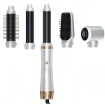 Air styler 5 en 1, air brush 5 en 1, seche cheveux 5 en 1 avec brushing brosse soufflante, boucleur a ...