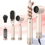 Air styler pro 5 en 1 air brush 5 en 1 seche cheveux 5 en 1 avec seche cheveux boucleur, airbrush cheveux, ...