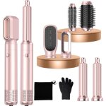 Airbrush 6 en 1 hair styler avec seche cheveux, brosse soufflante, brosse seche cheveux, brushing brosse ...