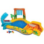 Aire de jeux gonflable enfant intex jurassic