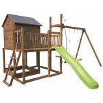 Aire de jeux pour enfant maisonnette avec portique - cottage