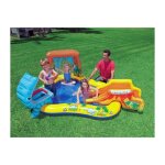 Aire de jeux gonflable enfant intex jurassic