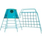 Aire de jeux m�tal explorer tour - tapis explorer - hublot - pont de singe - filet � grimper - kit d'ancrage ...