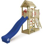 Aire de jeux portique bois joyflyer avec toboggan maison enfant exterieur avec bac à sable, échelle d'escalade ... Aire de jeux portique bois joyflyer avec toboggan maison enfant exterieur avec bac à sable, échelle d'escalade ...