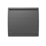 Radiateur electrique fonte airelec - airevo smart ecocontrol 2000w horizontal anthracite - a693457