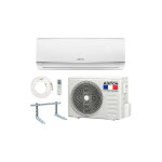 Airton - pack climatiseur reversible a poser soi - meme - 3500w - readyclim 4m - support mural