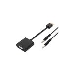 A122 - 0126 - convertisseur hdmi vers svga (jack 3. 5 / h, 10cm + 1m pour connecter un cran vga) couleur ...