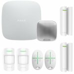 Ajax alarme starterkit double + sirene exterieur blanc