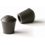 Ajile - embout caoutchouc enveloppant noir pour tube de diam. 10 mm