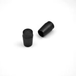 Ajile - embout enveloppant rond diam�tre 16 mm pour usage intensif noir