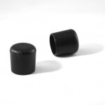 Ajile - embout enveloppant coiffant capuchon de protection plastique noir pour pied, tube, tige, fil ...