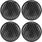 Akozon capuchons centraux de roue de 68mm, couvercle de moyeu de jante de pneu en fiber de carbone pour ...