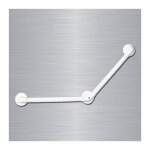 Akw - barre d'appui haute rsistance lisse coude 135 300x300