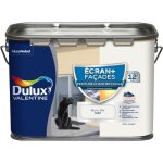 Dulux valentine - peinture fa�ade ecran + chantier facile - direct sans sous - couche - mat blanc 2, ...
