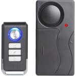 Alarme antivol sans fil, dtecteur mouvement, sirne 110db, tlcommande, pour vlo / moto / porte / ...