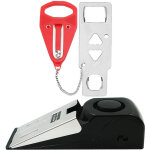 Alarme de but�e de porte, serrure de porte portable, cale d'alarme avec alarme de 120 db, kit de porte ...