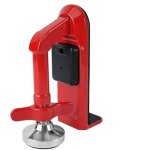 Alarme de but�e de porte, verrou de porte portable rouge, but�e de porte anti - effraction avec alarme, ...