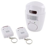 Alarme avec détecteur de mouvement + 2 télécommandes - chacon Alarme avec détecteur de mouvement + 2 télécommandes - chacon