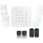 Lifebox - alarme maison wifi et gsm 4g sans fil connect�e casa - kit 3