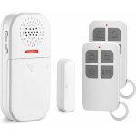 Vurahome - alarme de porte et fen�tre, 2 t�l�commandes, 130db sir�ne, volume r�glable, alarme � 5 modes ...