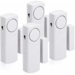 Alarme porte et fen�tre - lot 4x alarme sans fil anti - intrusion - s�curit� maison contre cambriolage ...