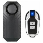 Alarme sans fil pour v�lo et moto - alarme antivol avec t�l�commande - �tanche ip55 - noir.