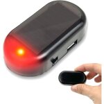 L'alarme solaire de voiture, l'alarme solaire de voiture a simul�, anti - vol de lumi�re d'alarme, avertisseme ...