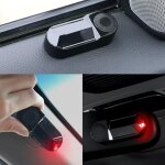 Alarme de voiture clignotante � �nergie solaire - alarme factice avec led rouge, capteur intelligent, ...