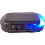 Alarme de voiture lumire led avertissement de scurit solaire systme factice anti - vol flash lampe ...