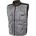 Albatros - gilet de travail sans manches doubl� edison gris / noir m