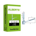 Alberts - 10 gonds à visser scellement chimique Ø16 x 125mm Alberts - 10 gonds à visser scellement chimique Ø16 x 125mm