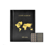 Album de collection de pi�ces de monnaie, 300 poches classeur monnaie 4, 5x4, 5 cm / 3, 1x3, 1cm, rangements ...