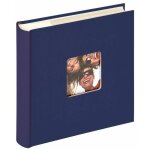 Walther design - album photo  pochettes 200 mmos fun - l 24 x l 22 cm - bleu - livraison gratuite